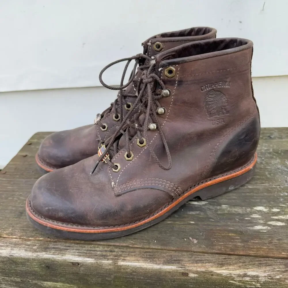 Chippewa Size 9D Classic Lace Up 6